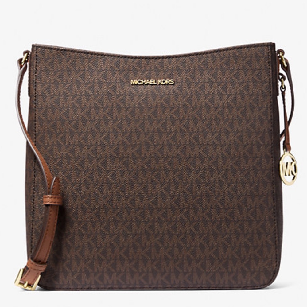 Michael Kors Jet Set Travel Large Logo Messenger Bag